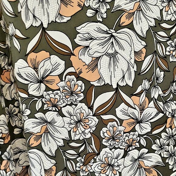 Emi & Joe Sleeveless Collared Floral Dress ~ Size M - Picture 7 of 7